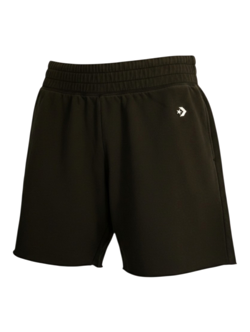 CONVERSE Womens Black Cotton Bike Shorts M